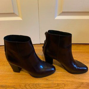 The Kooples Chocolate Brown Heeled Boot Size 39